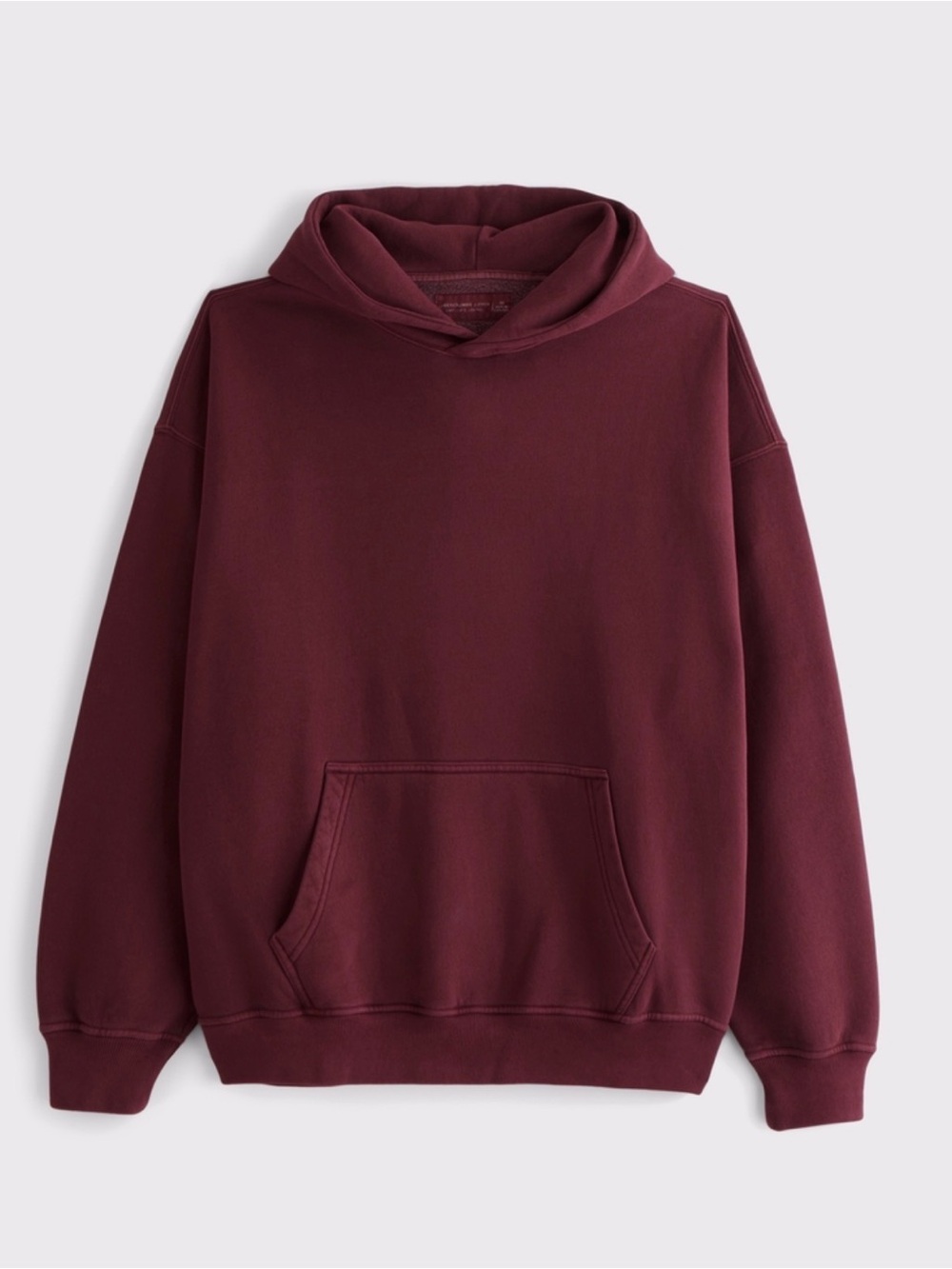 Abercrombie & Fitch Maroon Pullover Hoodie